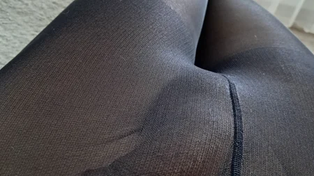 Guy teases sexy in black pantyhose - Image # 8