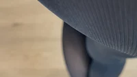 Man in blue tights teases with sexy legs and yummy bugle - Image # 7