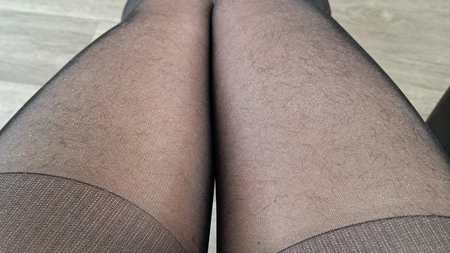 Guy wearing black pantie hose - Image # 4