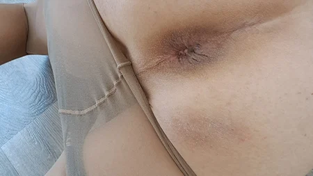 Pantyhosed guy waiting for a hard cock in his ass - Image # 11
