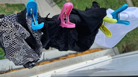 Pantyhose and panties