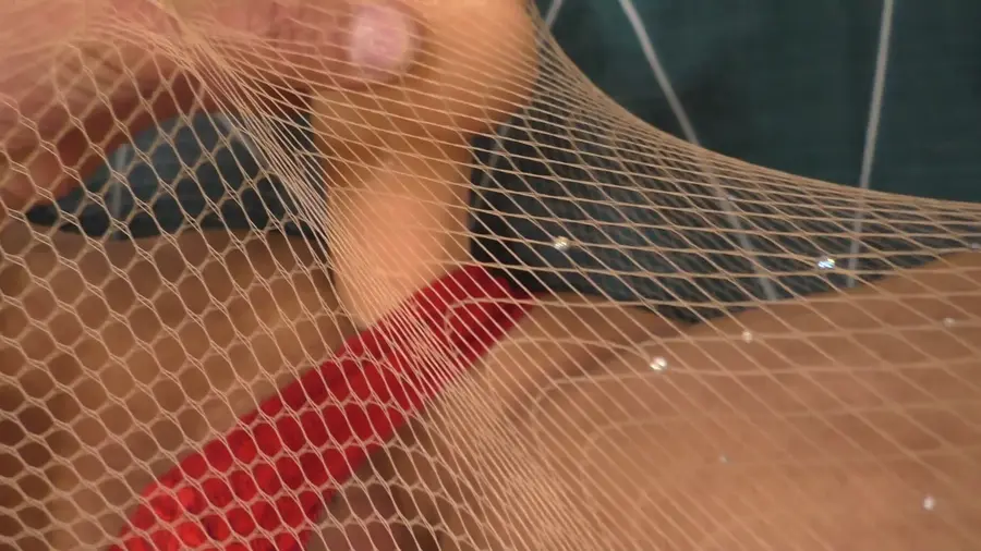 Video: Pantyhosed sissy CD - huge dildo anal play action